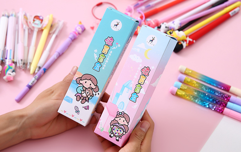 创意文具盲盒福袋 中性笔盲盒学生奖品学习用品可爱的笔幸运盒子