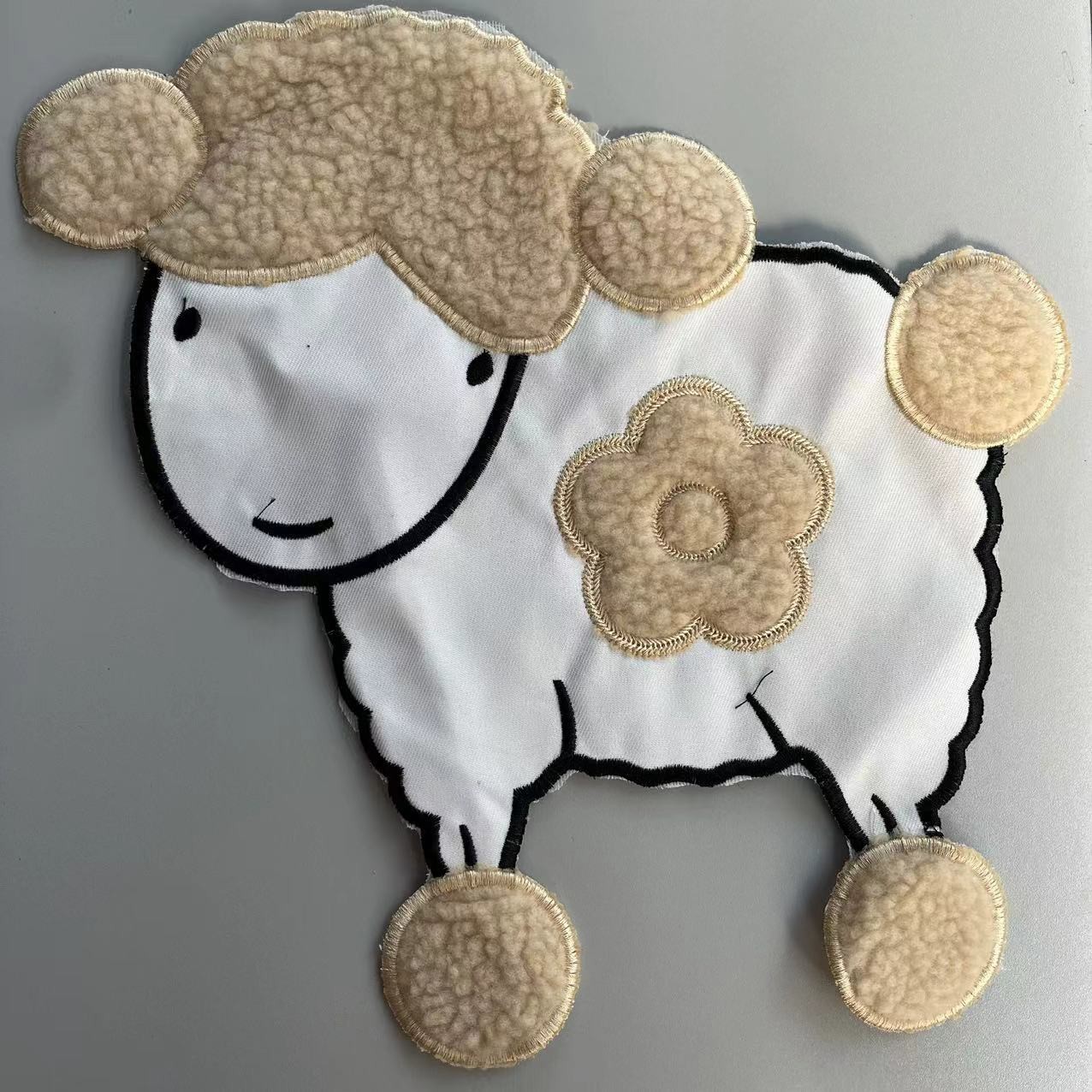 1个价 大号时尚百搭布贴补丁衣服贴领结兔diy羽绒服破洞修补时尚