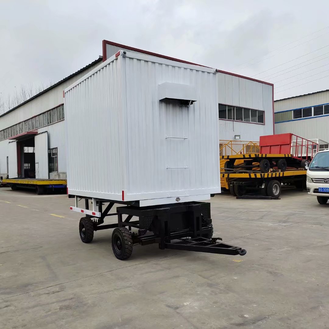 5万半挂箱式定制货运四轮拖车