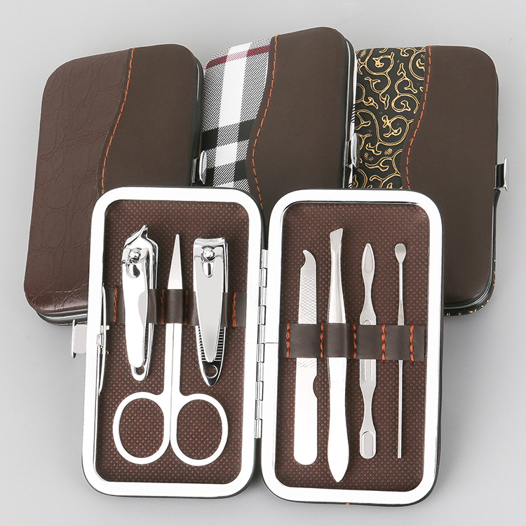 Nail Scissor Set Folding Bag 16-Piece Set Nail Clippers Manicure Set Nail Beauty Tool Set Full Set Nail Clippers Suit