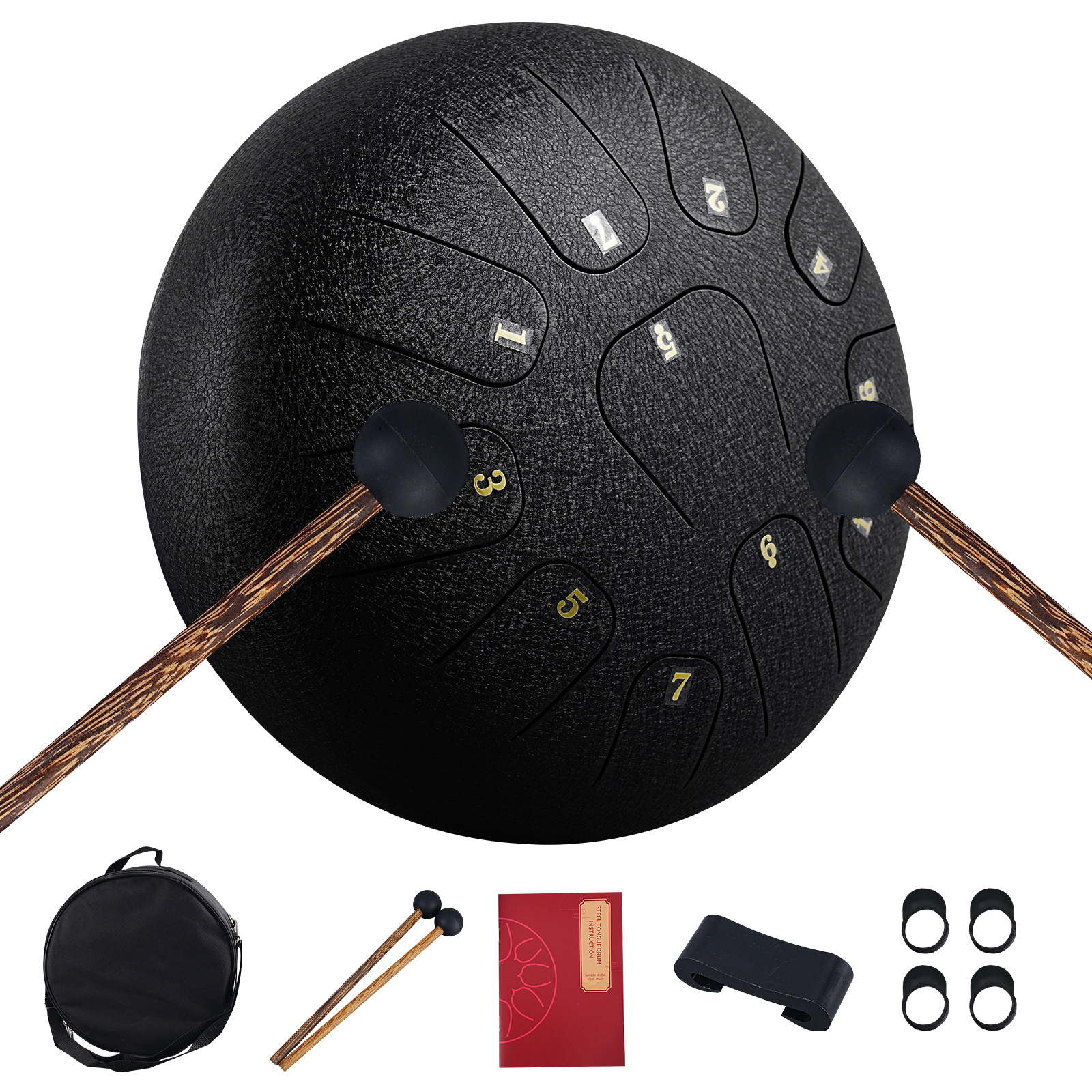 空灵鼓6/8/10/12/14寸钢舌鼓8/11/13/15音手碟鼓打击乐器忘忧鼓