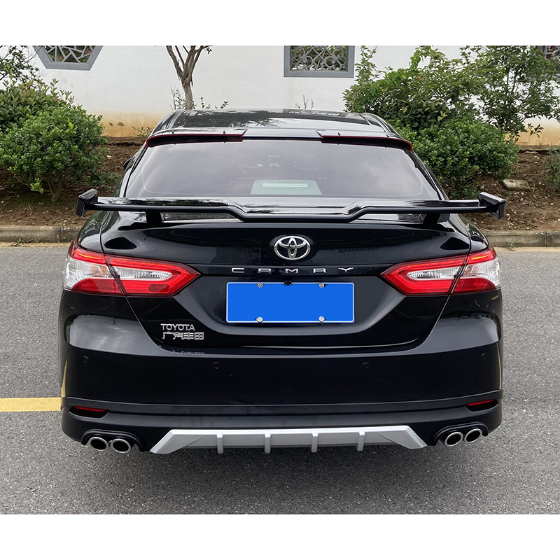 适用18 丰田八代凯美瑞尾翼改装trd尾翼改装运动款原厂大尾翼