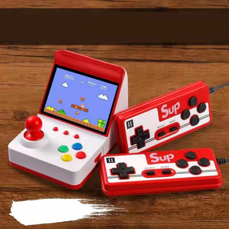 迷你fc摇杆游戏机 复古街机怀旧掌机热血系列魂斗罗双人8位红白机