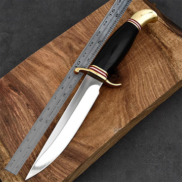 战术野营军刀高硬度荒野求生高硬度随身刀具户外防身直刀开刃刀鞘