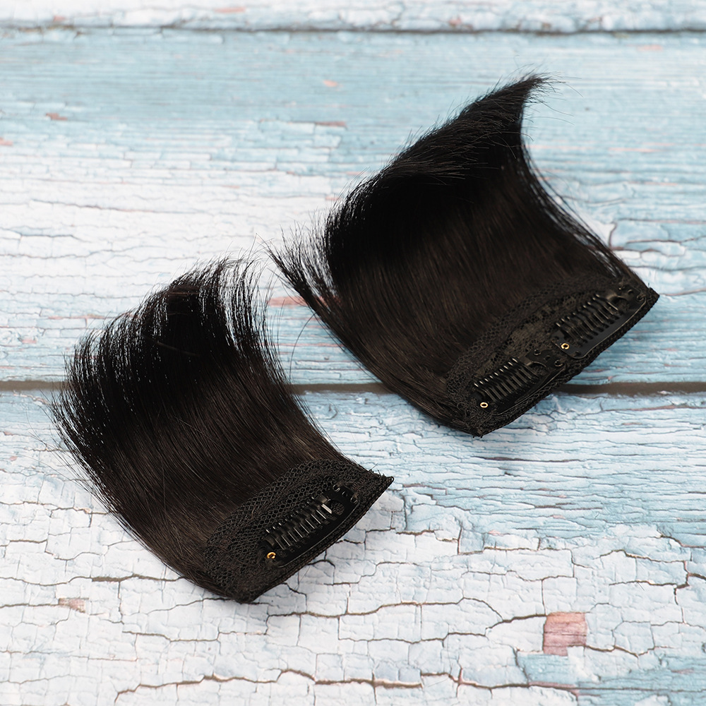 Hair Piece Hair Piece Human Hair Mini Pad Hair Piece One Card Two Card Wig Real Hair Hair Extension Hair Pack Hair Piece