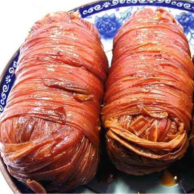 250g四川巴中平昌特产腊卤肠捆肠肠卷小肠皮苦肠衣年货下酒菜散装