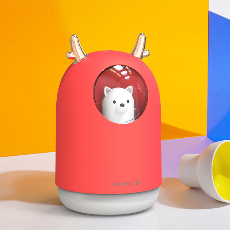 萌宠加湿器北极熊加湿器迷你加湿器 usb加湿器家用300ml 礼品批发