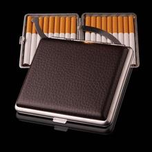 皮烟盒20支装便携 男士创意时尚烟夹厂家直供皮烟盒实用