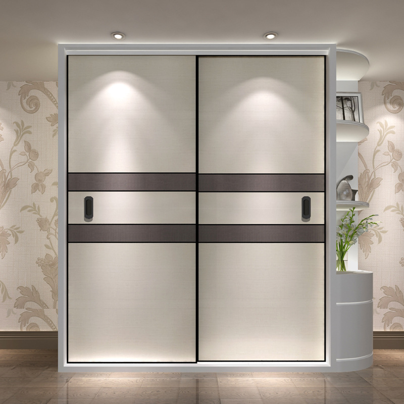 衣柜推拉门现代简约欧式柜门衣柜推拉滑移门