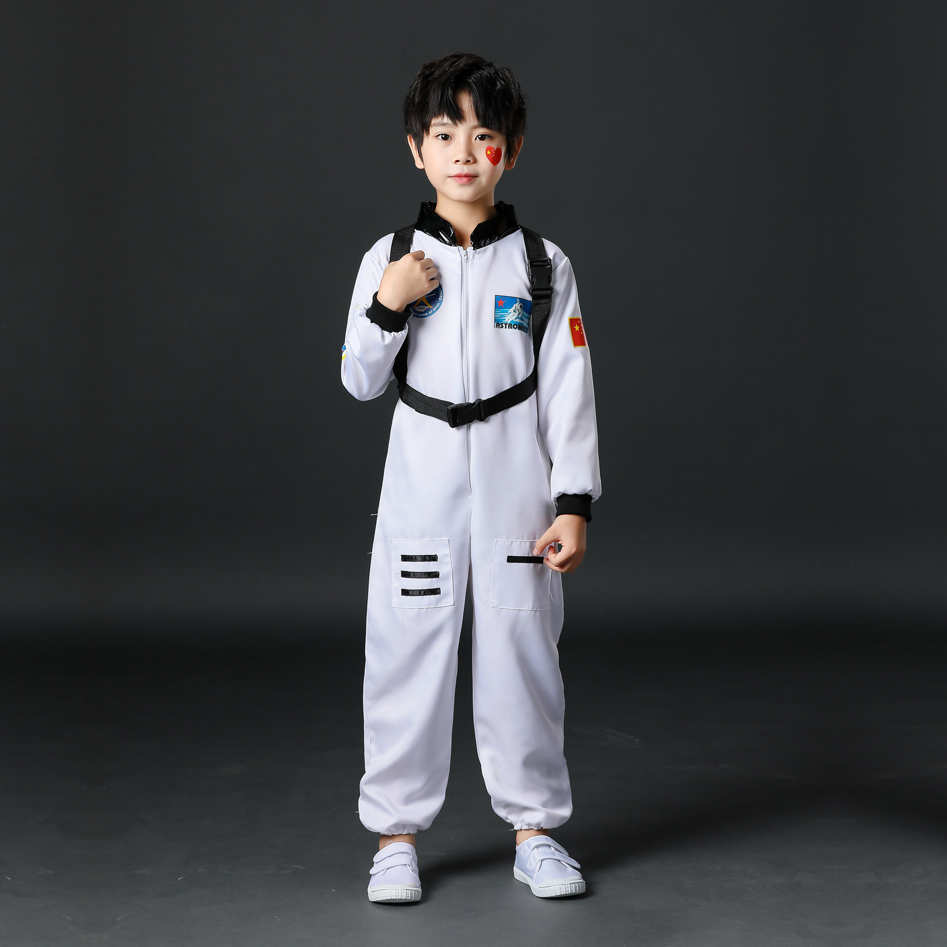 儿童宇航员太空服中小学生亲子运动会航天员角色扮演走秀表演服装