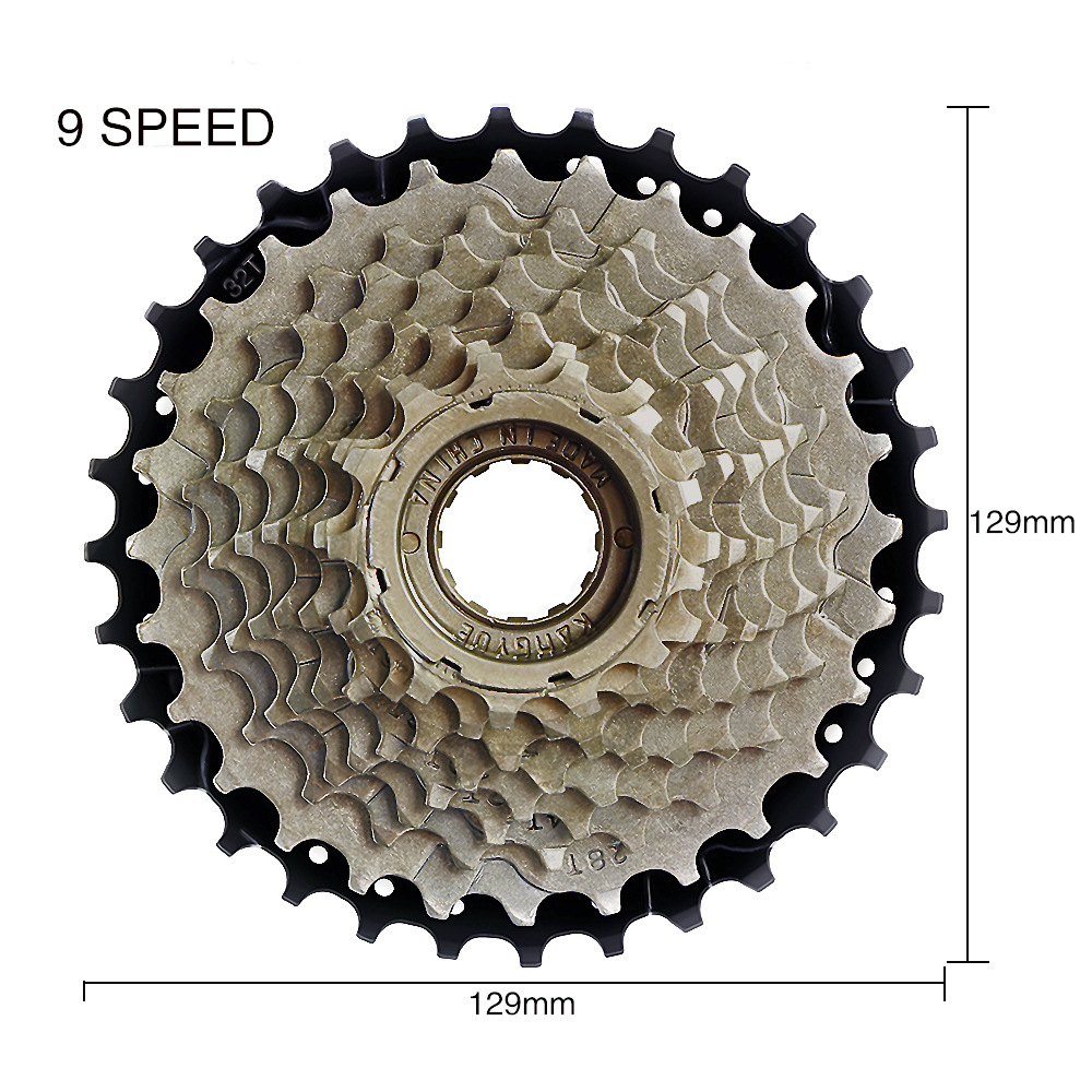 14-16-18-20-22-24-28-32t速别:9速材质:钢品名:自行车旋式飞轮品牌