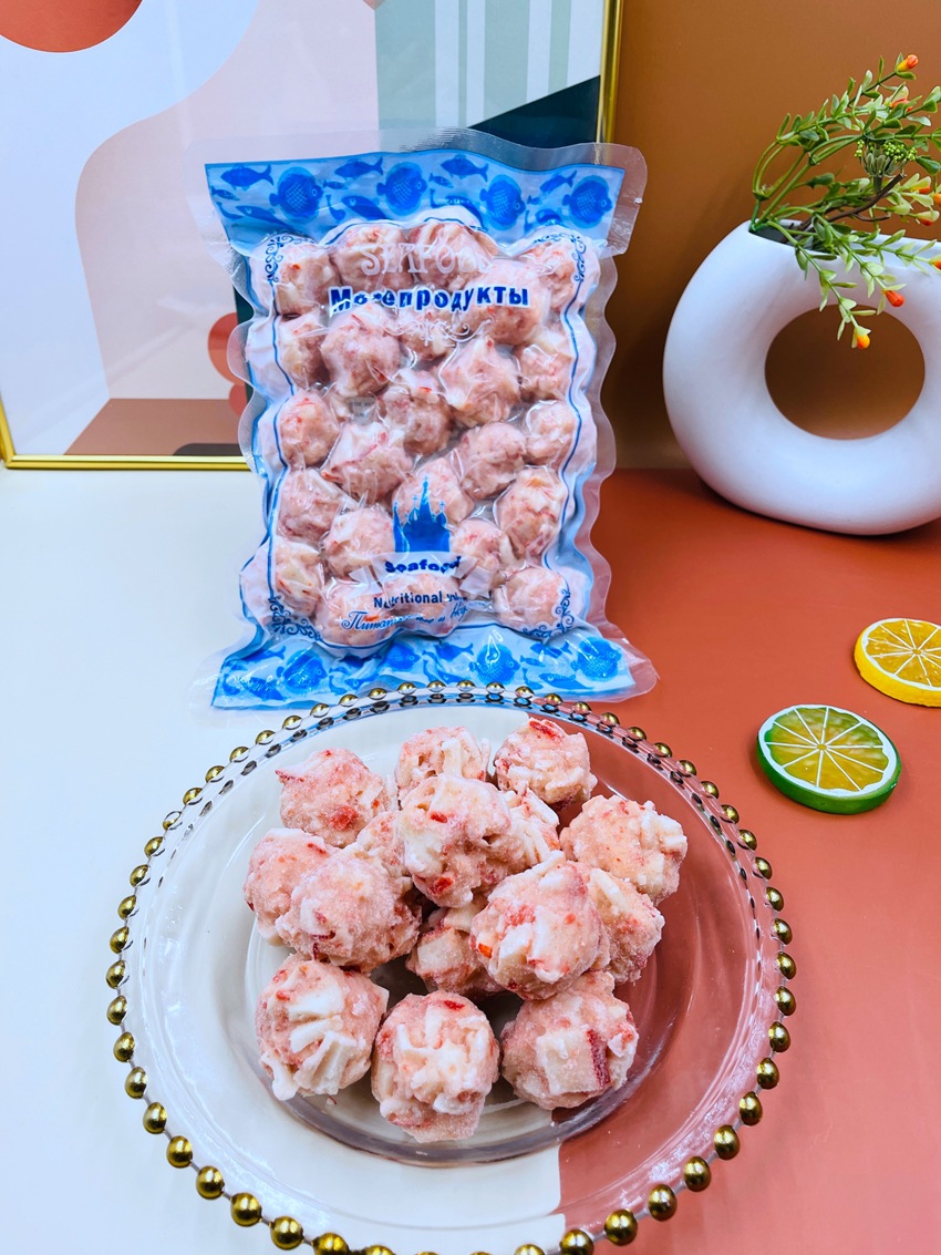 俄罗斯风味龙虾球龙虾丸火锅丸子火锅 合成龙虾丸子1000g装涮火锅