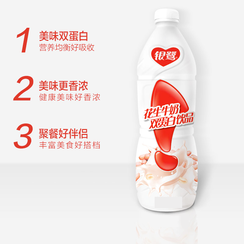 花生牛奶1.25l*1瓶/6瓶多规格礼盒早餐复合蛋白饮料花生奶饮