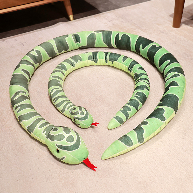 仿真蛇公仔毛绒玩具大号假蟒蛇玩偶创意整蛊小蛇生肖蛇男女孩礼物