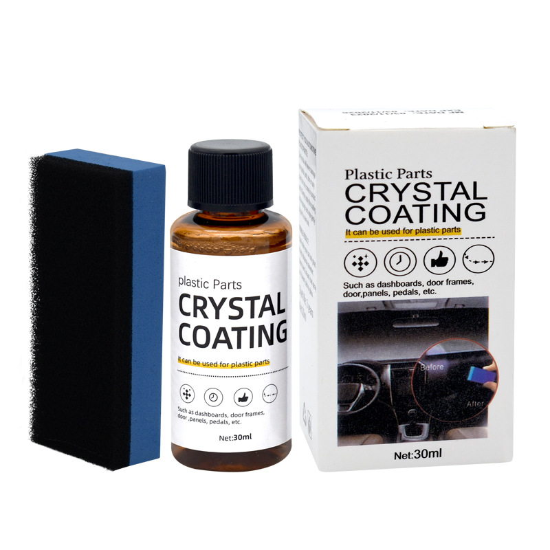 Plastic Renovation Agent 30ml Coating Agent Car Interior Coating Interior Maintenance Plastic Parts Restore Dashboard Wax