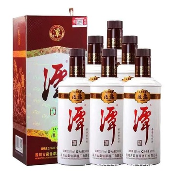 白酒批发潭酒匠意53度酱香型白酒整箱6瓶*500ml婚庆