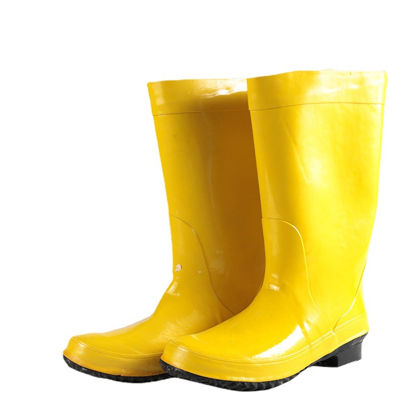 防化靴防砸防刺耐酸碱防化学品劳保靴防水高筒雨鞋消防员防护胶靴