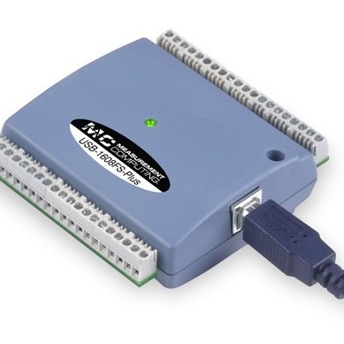 全新美国mcc usb1608fs-plus高速数据采集卡400k采样8路单端16位