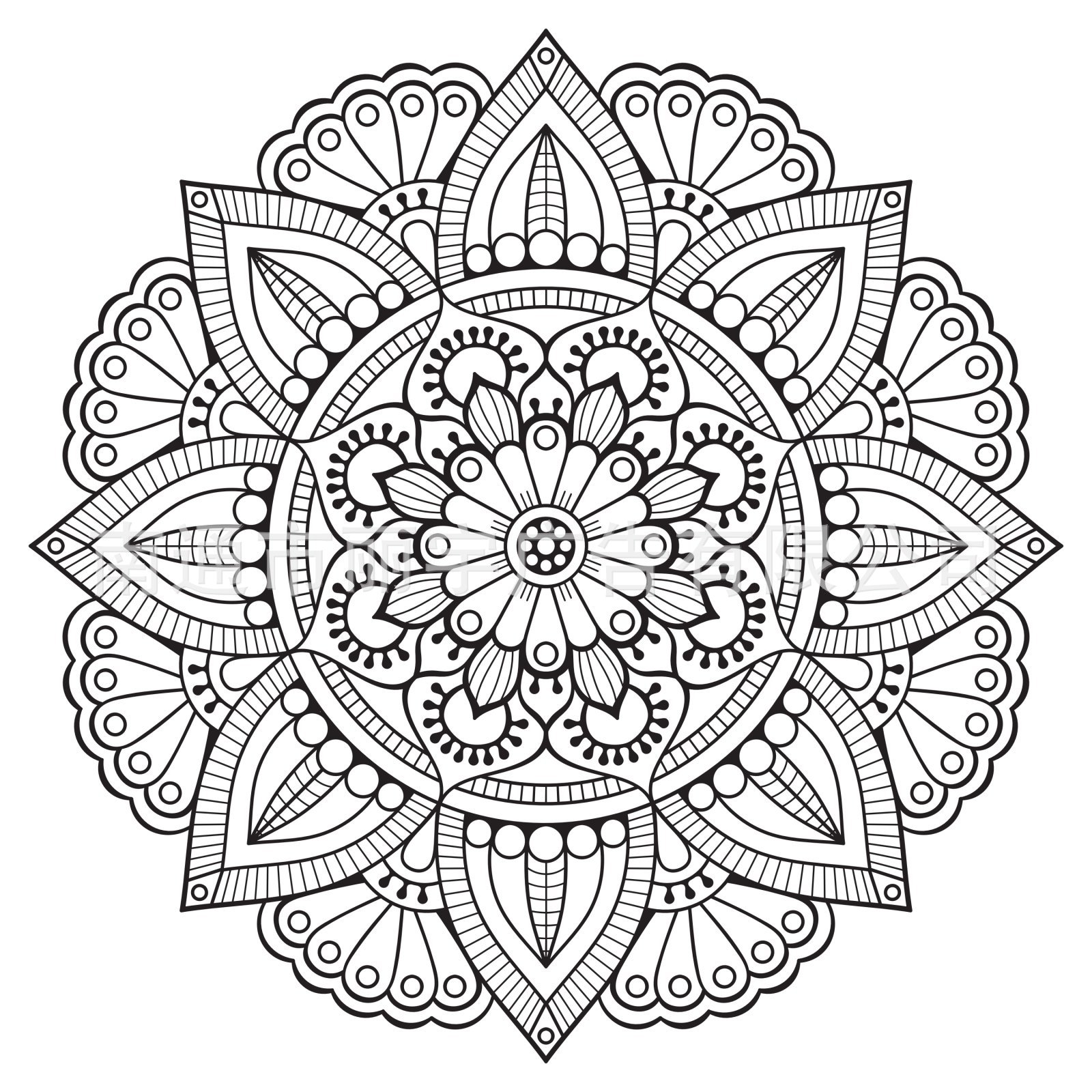 曼陀罗莲花图案自粘可移除pvc贴纸 墙贴 窗贴 亚马逊热卖 xd1973x