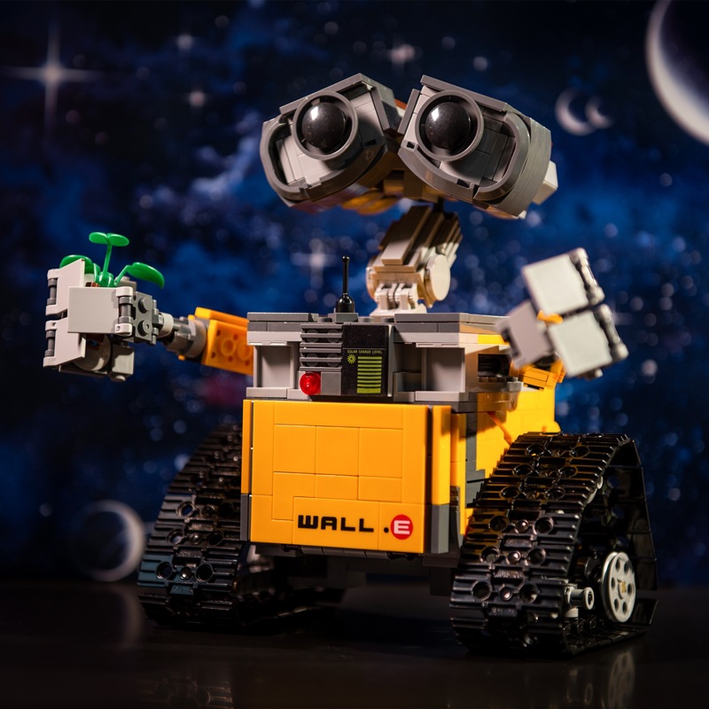 跨境307大电影瓦力机器人儿童拼插积木模型小颗粒玩具兼容16003