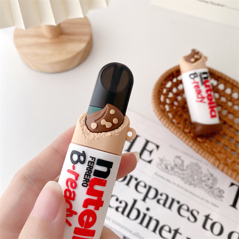 创意巧克力酱适用relx四代保护套悦刻五代硅胶软壳烟杆套盒潮男女