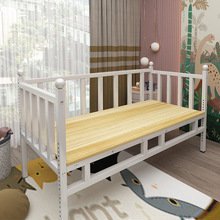 铁艺床儿童床婴儿床边床加宽床铁架拼接床大人可睡可升降调节高度