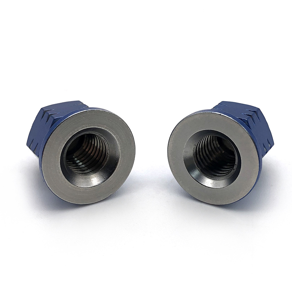 定制304螺帽盖帽真空镀膜pvd螺帽摩托车螺丝帽不锈钢非标盖型螺母