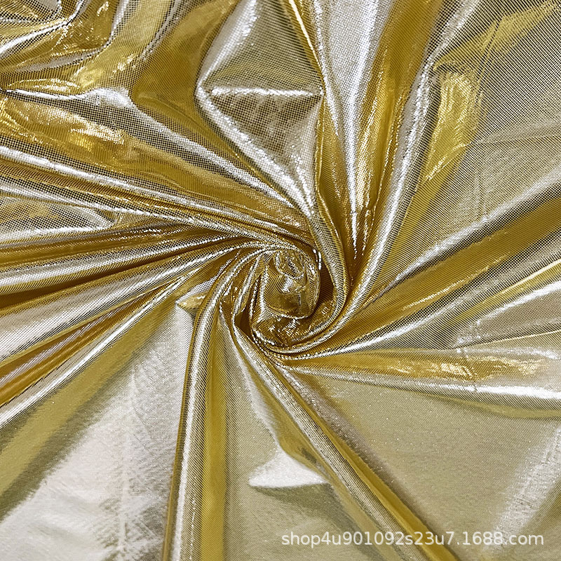 现货供应 电脑版烫金布舞台及表演服装饰品面料玩具工艺箱包面料