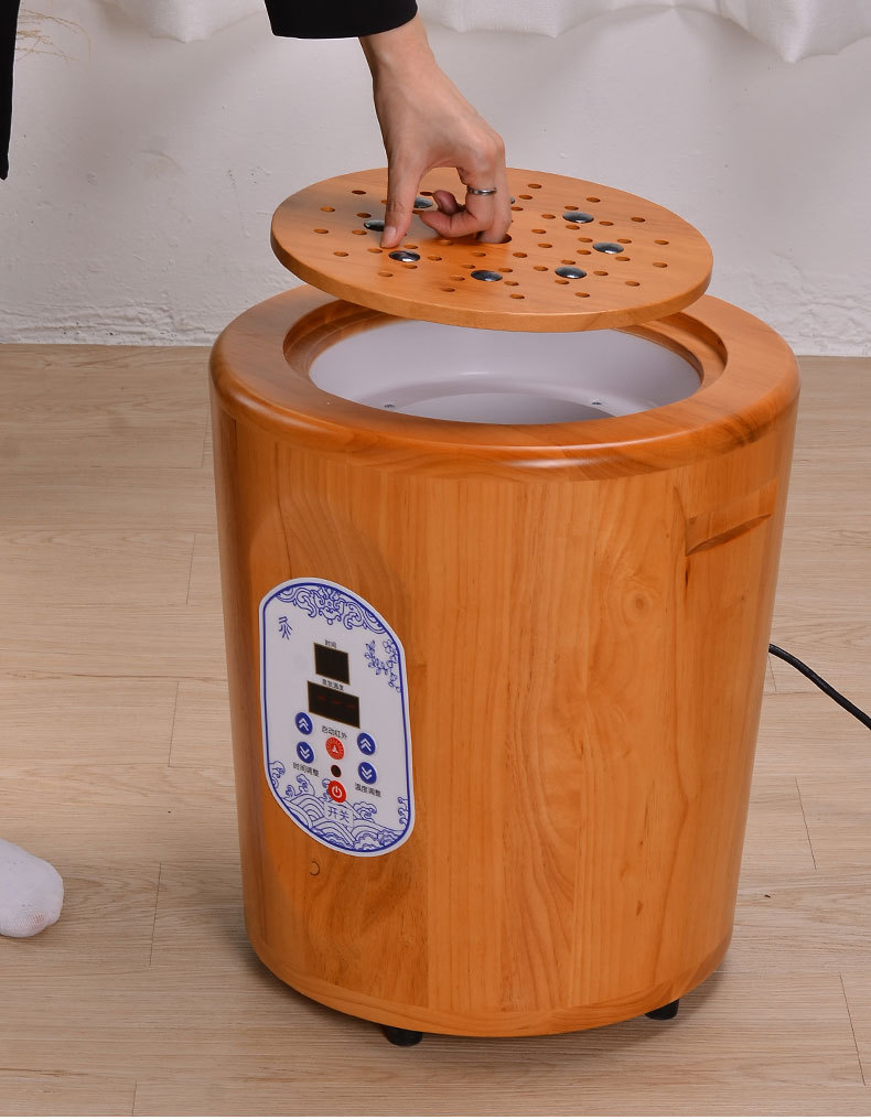 实木艾灸凳家用坐灸仪无烟艾灸仪美容院艾灸工具理疗仪坐熏椅