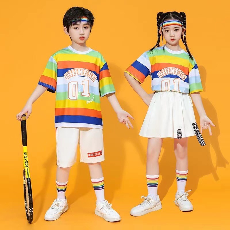 六一儿童演出服幼儿园舞蹈班服拉拉操小学生啦啦队运动会表演服装