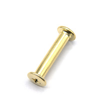3EW1镀铜装订样册螺丝相册对接对锁螺丝/账本钉5-100mm金色子母钉