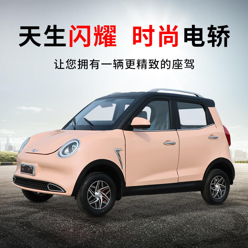 定制电动四轮车新款成人家用新能源女士上班油电两用电瓶代步轿车
