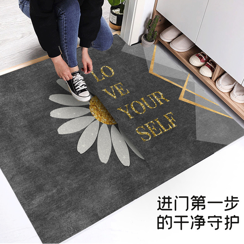 Door Mat Entrance Door Mat Entrance Living Room Bedroom Kitchen Non-Slip Floor Mat Door Carpet Fresh Ins