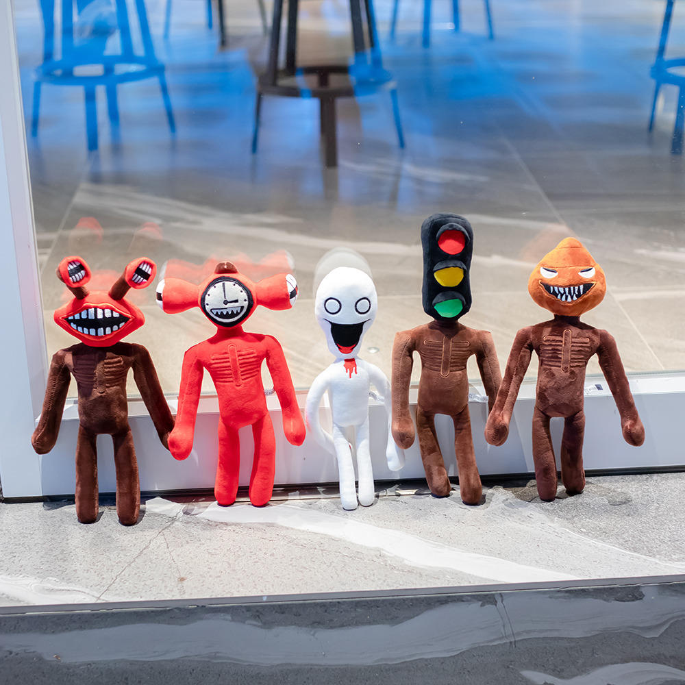 跨境新品siren head警笛头怪物毛绒玩具怪兽玩偶公仔节日礼物批发