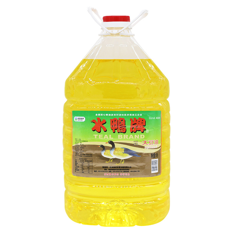 陕西粮农水鸭牌大豆油15l非转基因一级豆油大桶食堂采购炒菜
