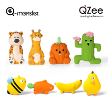 QZee发声乳胶狗狗玩具QMONSTER耐咬宠物香蕉棒儿童小中型犬磨牙球