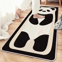 简约ins风北欧卡通猫咪床下地毯垫儿童房地毯卧室床边毯客厅地毯