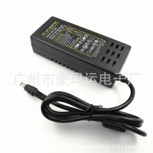 12V10A透气品字电源适配器24V伏10A8A6A5A显示器监控LED灯带专用