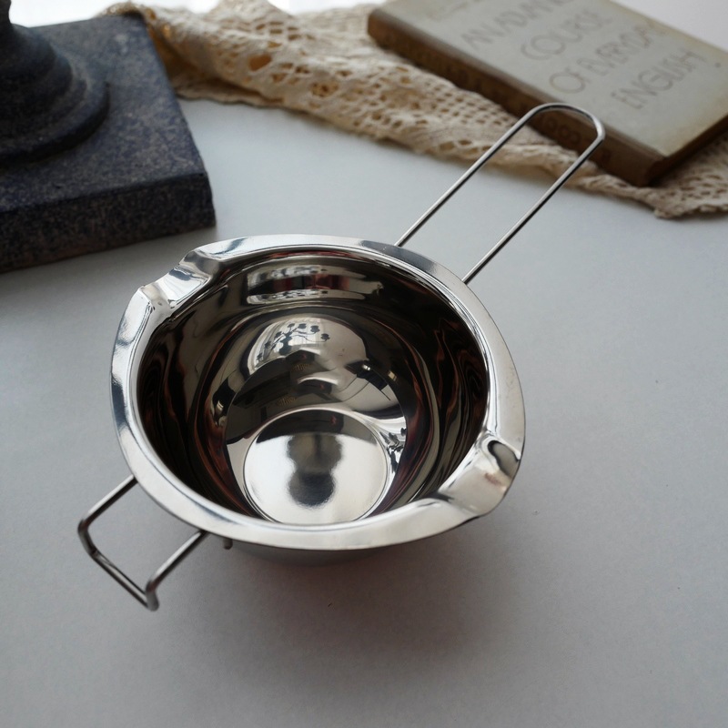 不锈钢加热化蜡锅diy蜡烛制作工具耐高低温锅隔水化蜡熔蜡直筒锅