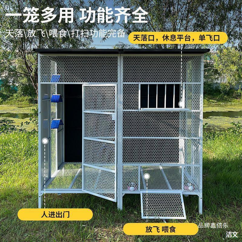 养鸽子笼子特大号信鸽公棚放飞笼训放笼室外防雨便宜防家用其他