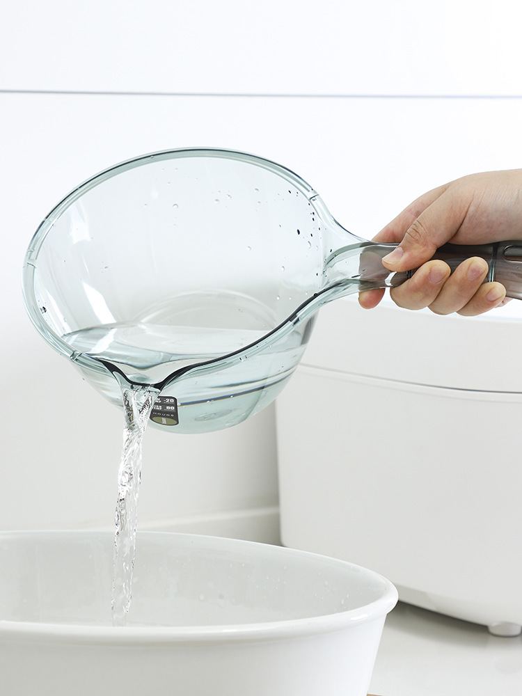 厂家直营长柄水勺水舀子家用塑料水瓢厨房大号儿童宝宝洗澡用水舀