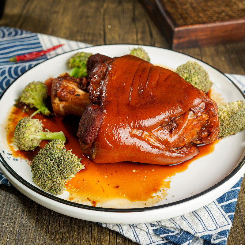 正宗万三蹄1kg红烧蹄髈蹄膀周庄特产酱肘子即食真空包装熟食卤味