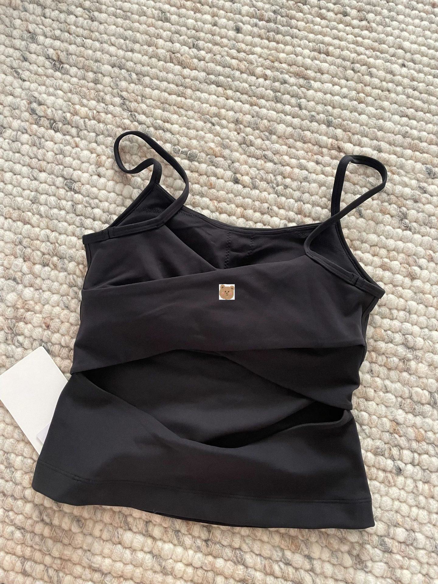Lulu Yoga Clothes Cross Underwear Nude Feel Slim Fit Inner Wear Sports Vest Sexy Back Cross Strap New