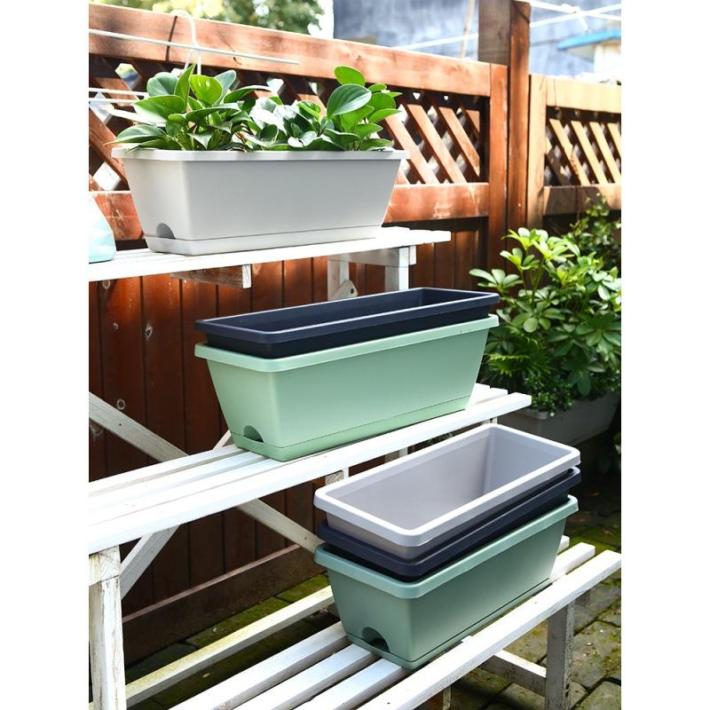 蔬菜种植框箱家庭阳台种菜神器实用楼顶种花塑料盆长方形专用通用