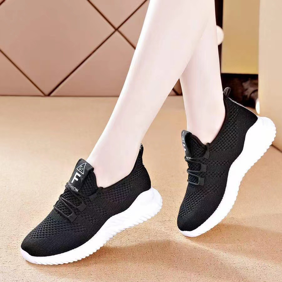 Sneaker Women's Spring and Autumn Leisure Lazy Shoes Low Top Canvas Middle-Aged and Elderly Pumps Daily Soft Bottom Mom Shoes