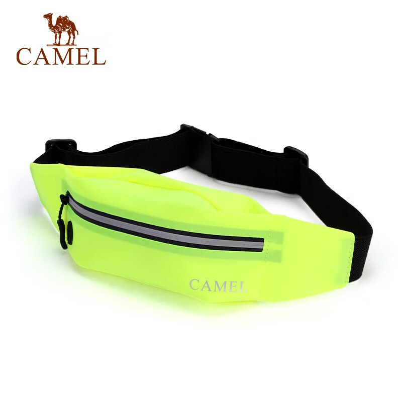 骆驼(camel) 跑步手机袋男女腰包情侣款运动包轻薄隐形腰包跑步