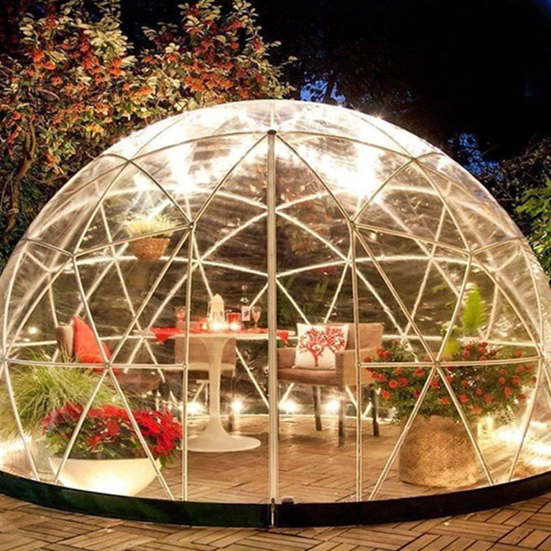 European-Style Ball Exhibition Starry Sky Tent round Net Red Full Transparent House Outdoor Hotel Homestay Camping Charger