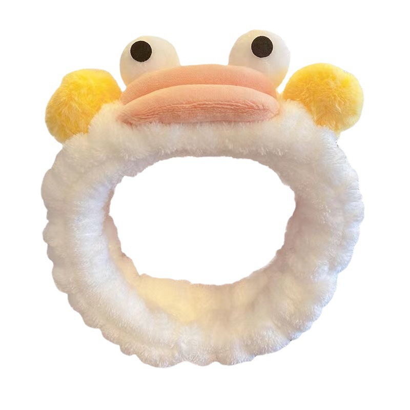 New Korean Style Cartoon Cute Sausage Mouth Funny Face Wash Headband Ins Internet Celebrity Female Face Wash Headband Headband