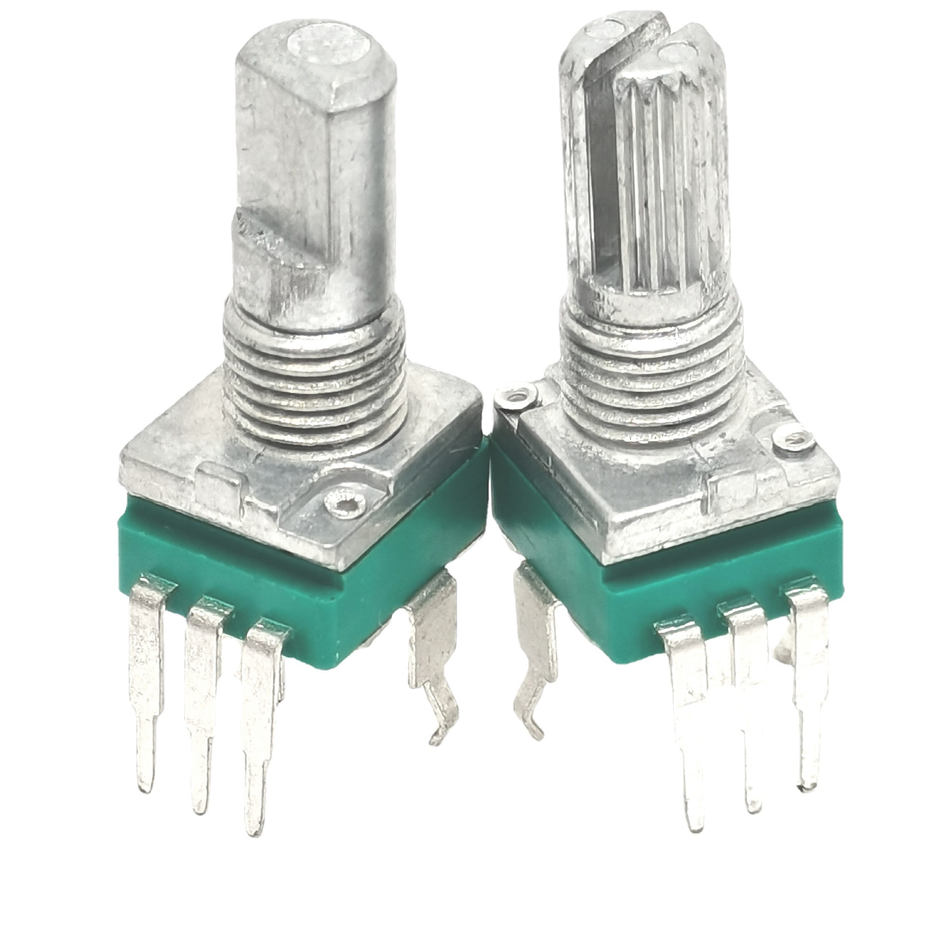 厂家直供097单联弯脚旋钮电位器 4.0支架 调光调音调速专用电位器