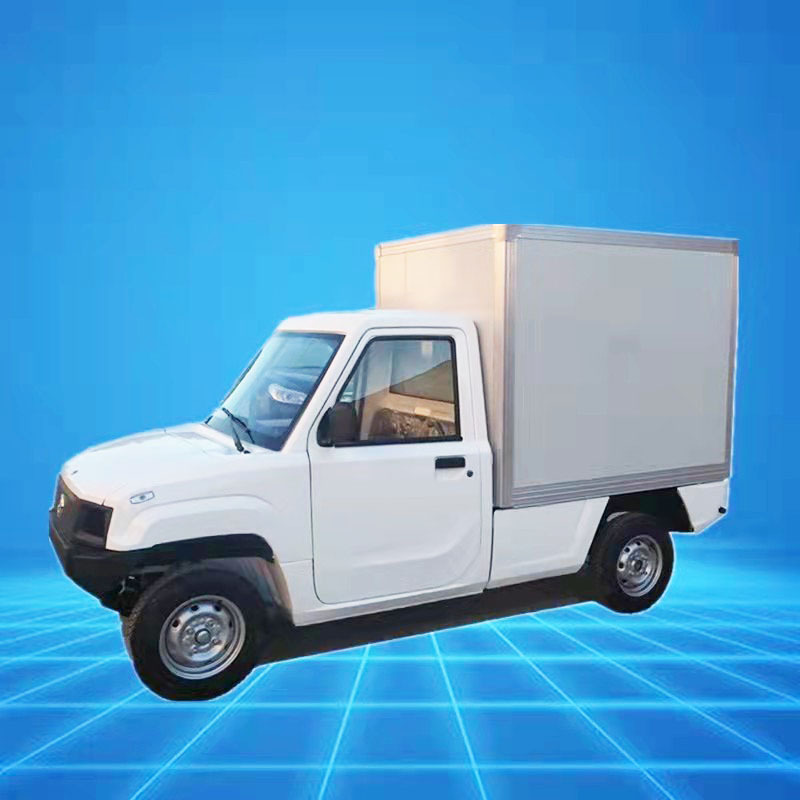 单排皮卡电动车新能源油电两用成人家用四轮车多用四轮电动皮卡车